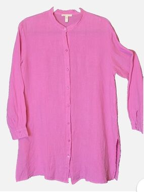 Eileen Fisher Linen Tunic Shirt